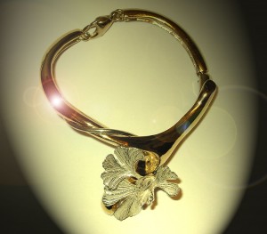 Bracelet Bouquet de Ginkgo  |  Argent et Vermeil